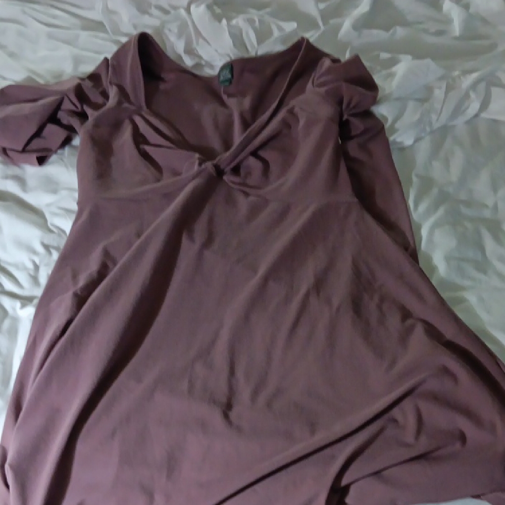 Wild Fable Dusty Rose Long Sleeve Dress